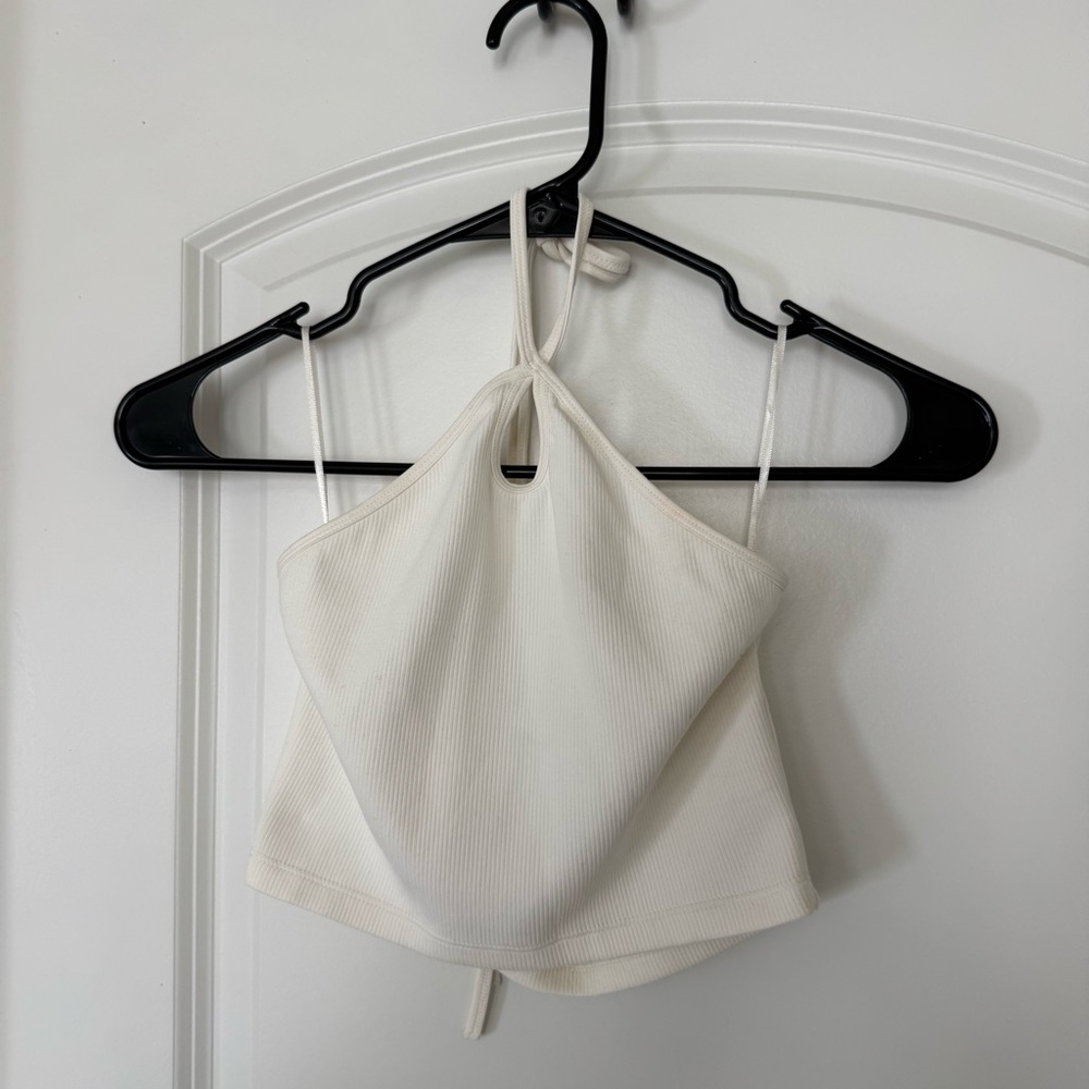 Zara Halter Crop Tank